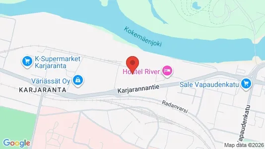 Apartments for rent i Pori - kort over placeringen
