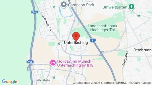 Apartments for rent i Unterhaching - kort over placeringen
