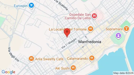 Apartments for rent i Manfredonia - kort over placeringen