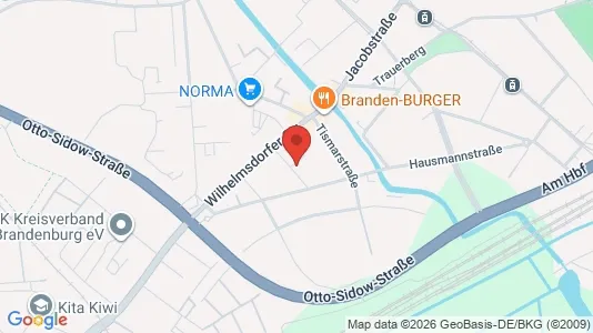 Apartments for rent i Brandenburg an der Havel - kort over placeringen