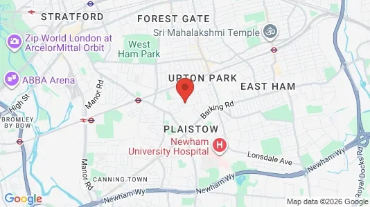 Apartments for rent i London E13 - kort over placeringen