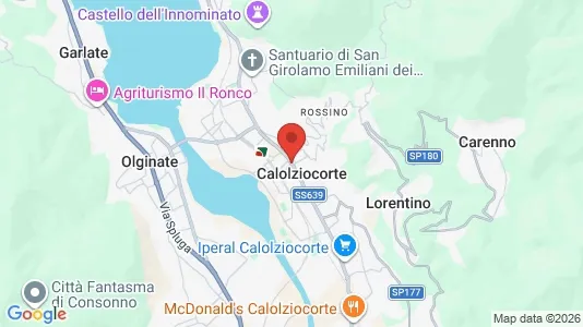 Apartments for rent i Calolziocorte - kort over placeringen
