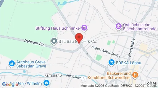 Apartments for rent i Görlitz - kort over placeringen