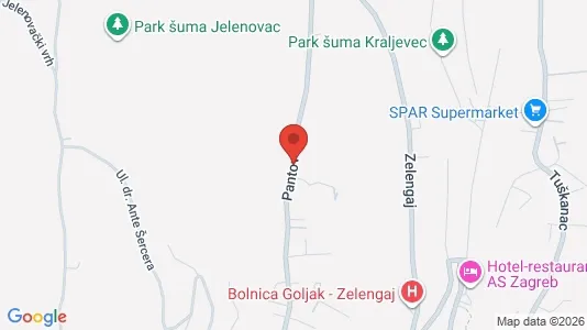 Apartments for rent i Sljeme (Medvednica-Tomislavac) - kort over placeringen