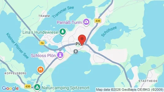 Apartments for rent i Plön - kort over placeringen