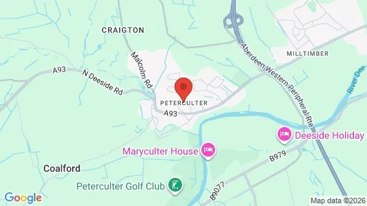 Houses for rent i Peterculter - Aberdeenshire - kort over placeringen