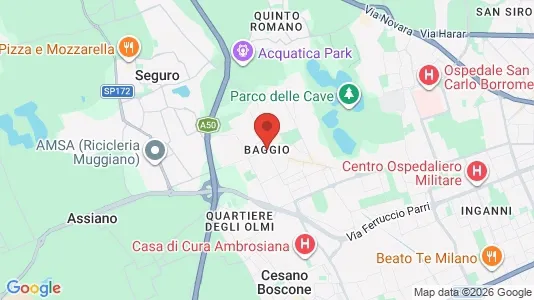 Rooms for rent i Milano Zona 7 - Baggio, De Angeli, San Siro - kort over placeringen