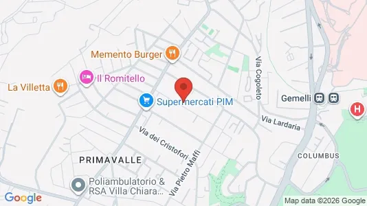 Apartments for rent i Roma Municipio XIV – Monte Mario - kort over placeringen