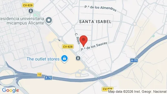 Apartments for rent i San Vicente del Raspeig/Sant Vicent del Raspeig - kort over placeringen