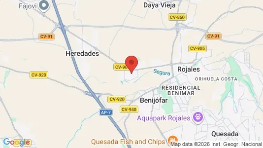 Houses for rent i Formentera del Segura - kort over placeringen