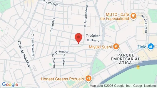 Apartments for rent i Pozuelo de Alarcón - kort over placeringen
