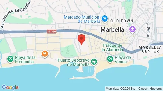 Apartments for rent i Marbella - kort over placeringen