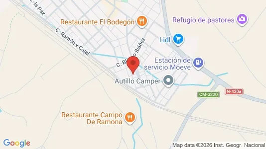 Apartments for rent i Almansa - kort over placeringen
