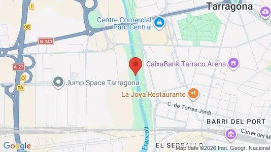 Apartments for rent i Tarragona - kort over placeringen