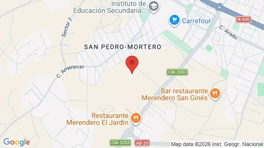 Apartments for rent i Albacete - kort over placeringen