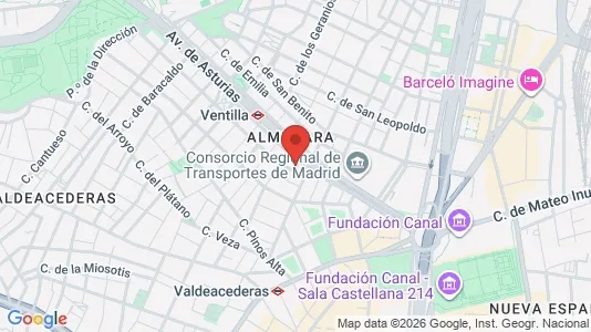 Apartments for rent i Madrid Fuencarral-El Pardo - kort over placeringen