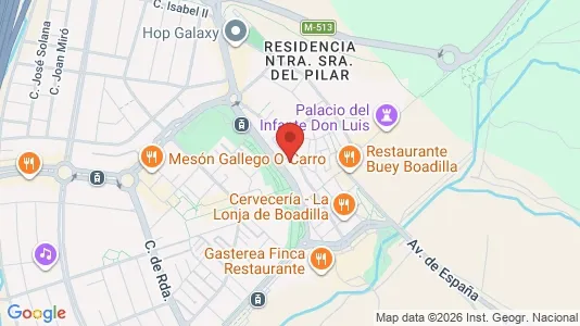 Apartments for rent i Boadilla del Monte - kort over placeringen