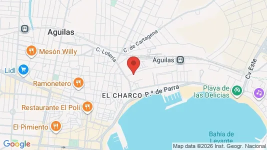 Apartments for rent i Águilas - kort over placeringen