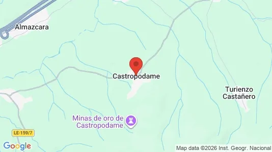 Apartments for rent i Castropodame - kort over placeringen