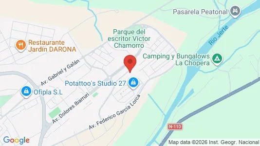 Apartments for rent i Plasencia - kort over placeringen