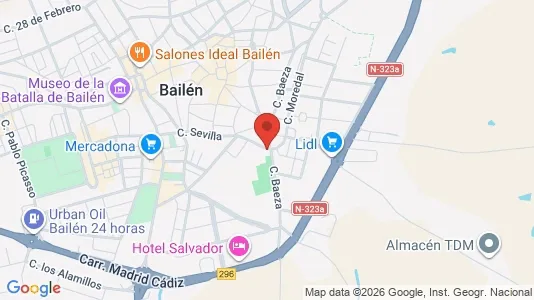 Apartments for rent i Bailén - kort over placeringen