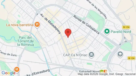 Apartments for rent i Sabadell - kort over placeringen