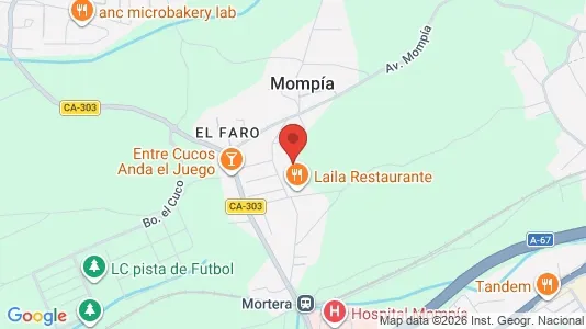 Apartments for rent i Santa Cruz de Bezana - kort over placeringen