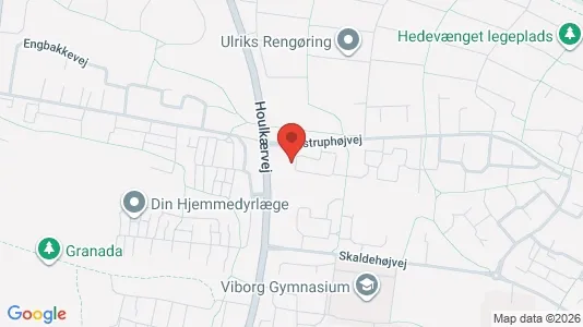 Apartments for rent i Viborg - kort over placeringen