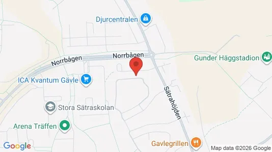 Apartments for rent i Gävle - kort over placeringen