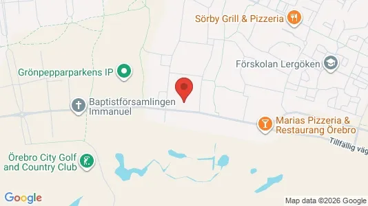 Apartments for rent i Örebro - kort over placeringen
