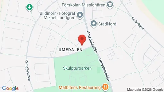 Apartments for rent i Umeå - kort over placeringen