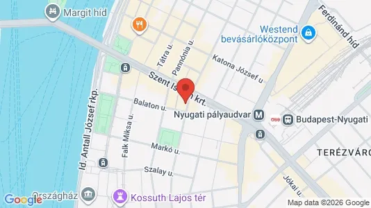 Apartments for rent i Budapest Belváros-Lipótváros - kort over placeringen