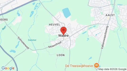 Apartments for rent i Waalre - kort over placeringen