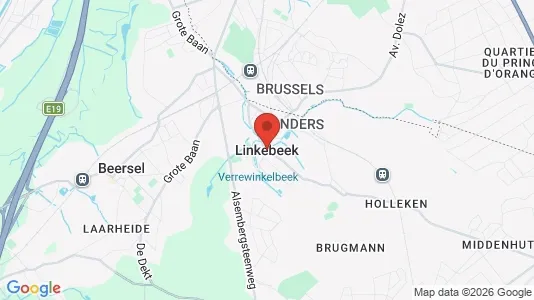 Houses for rent i Linkebeek - kort over placeringen