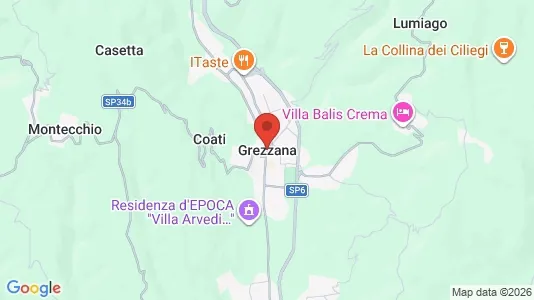 Apartments for rent i Grezzana - kort over placeringen