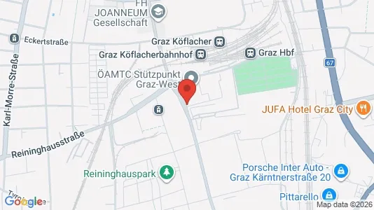 Apartments for rent i Graz - kort over placeringen