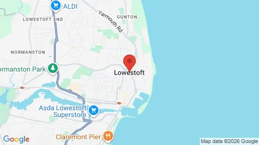 Apartments for rent in Lowestoft - Suffolk - Photo from Google Street View