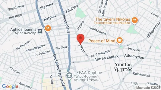 Apartments for rent i Agios Dimitrios - kort over placeringen