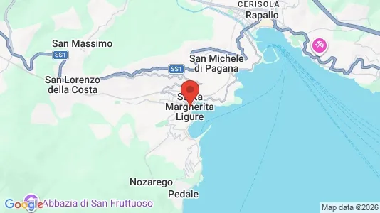 Apartments for rent i Santa Margherita Ligure - kort over placeringen