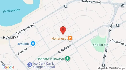 Apartments for rent i Hafnarfjörður - kort over placeringen