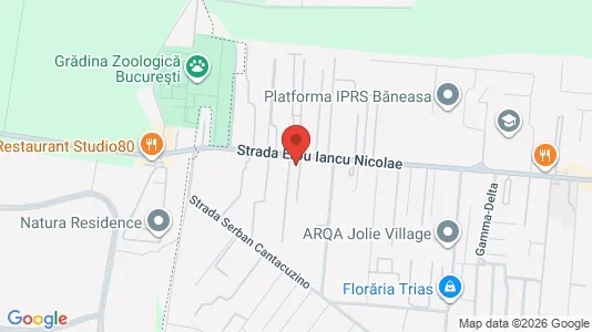 Apartments for rent i Voluntari - kort over placeringen