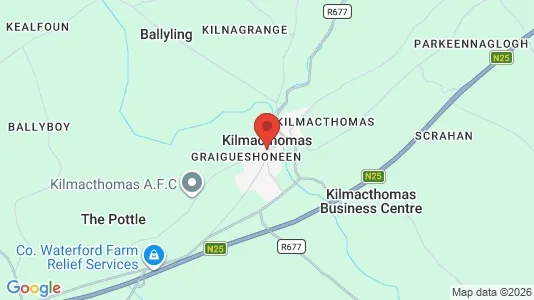 Apartments for rent i Kilmacthomas - kort over placeringen