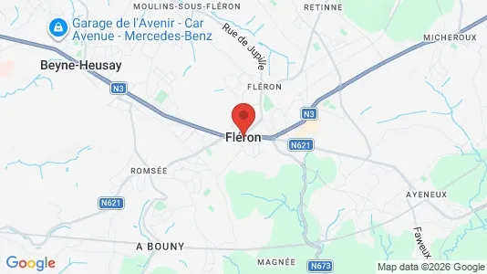 Houses for rent i Fléron - kort over placeringen