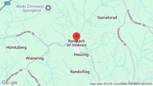 Apartments for rent i Rainbach im Innkreis - kort over placeringen