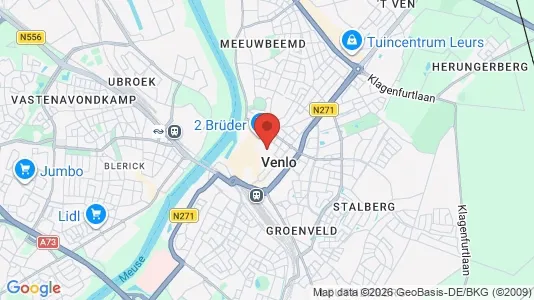 Apartments for rent i Venlo - kort over placeringen