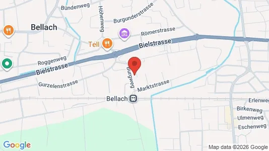 Apartments for rent i Lebern - kort over placeringen