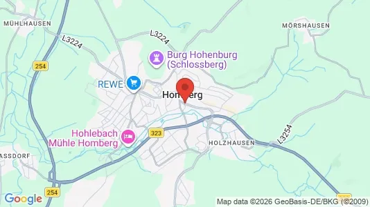 Apartments for rent i Schwalm-Eder-Kreis - kort over placeringen
