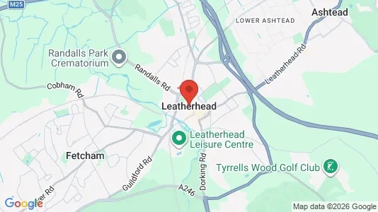 Apartments for rent i Leatherhead - Surrey - kort over placeringen