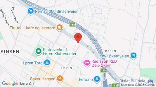 Apartments for rent i Oslo Grünerløkka - kort over placeringen