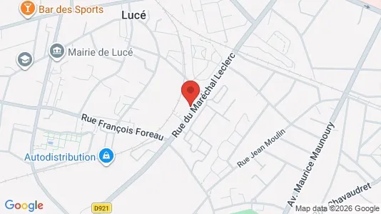Apartments for rent i Chartres - kort over placeringen